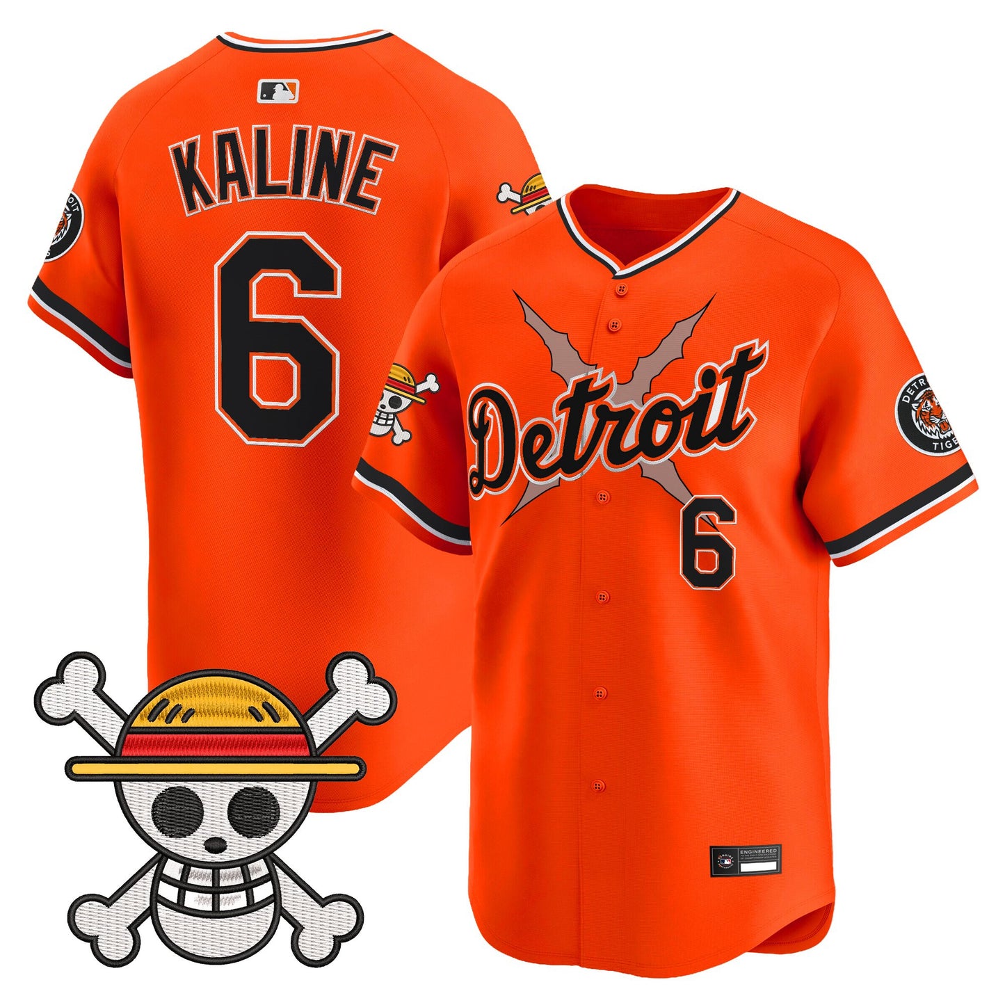 Men's Detroit Tigers x One Piece Vapor Premier Limited Jersey - Stitched
