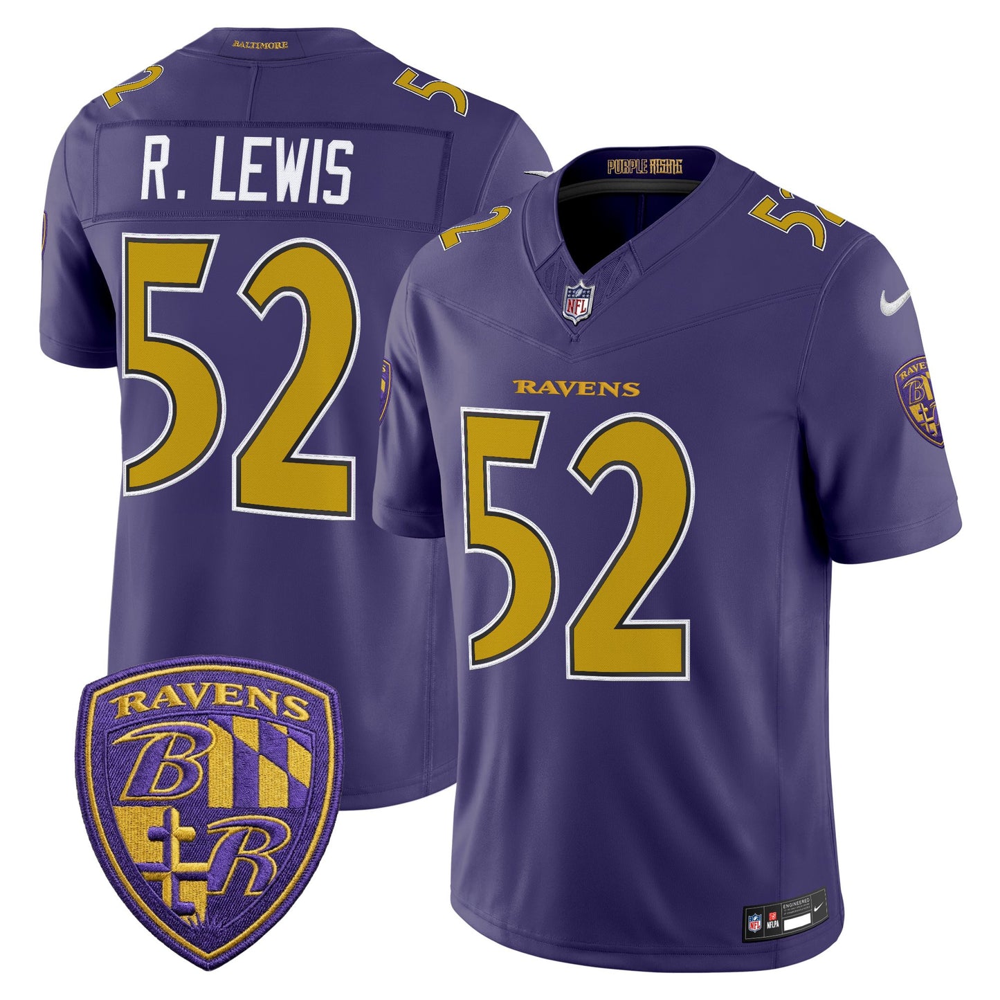 Men's Baltimore Ravens 2026 Vapor Limited Jersey - All Stitched