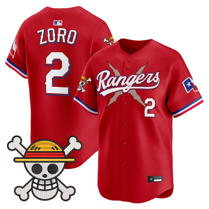 Men's Texas Rangers x One Piece Vapor Premier Limited Jersey - Stitched