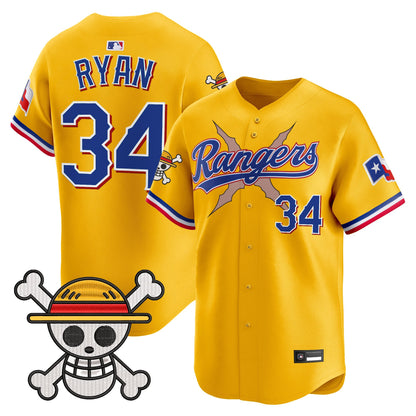 Men's Texas Rangers x One Piece Vapor Premier Limited Jersey - Stitched