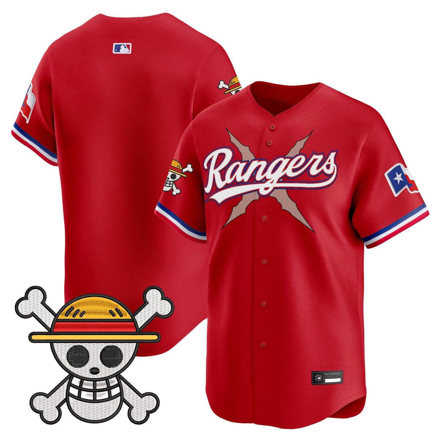 Men's Texas Rangers x One Piece Vapor Premier Limited Jersey - Stitched
