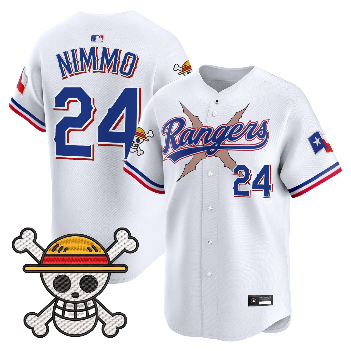 Men's Texas Rangers x One Piece Vapor Premier Limited Jersey - Stitched