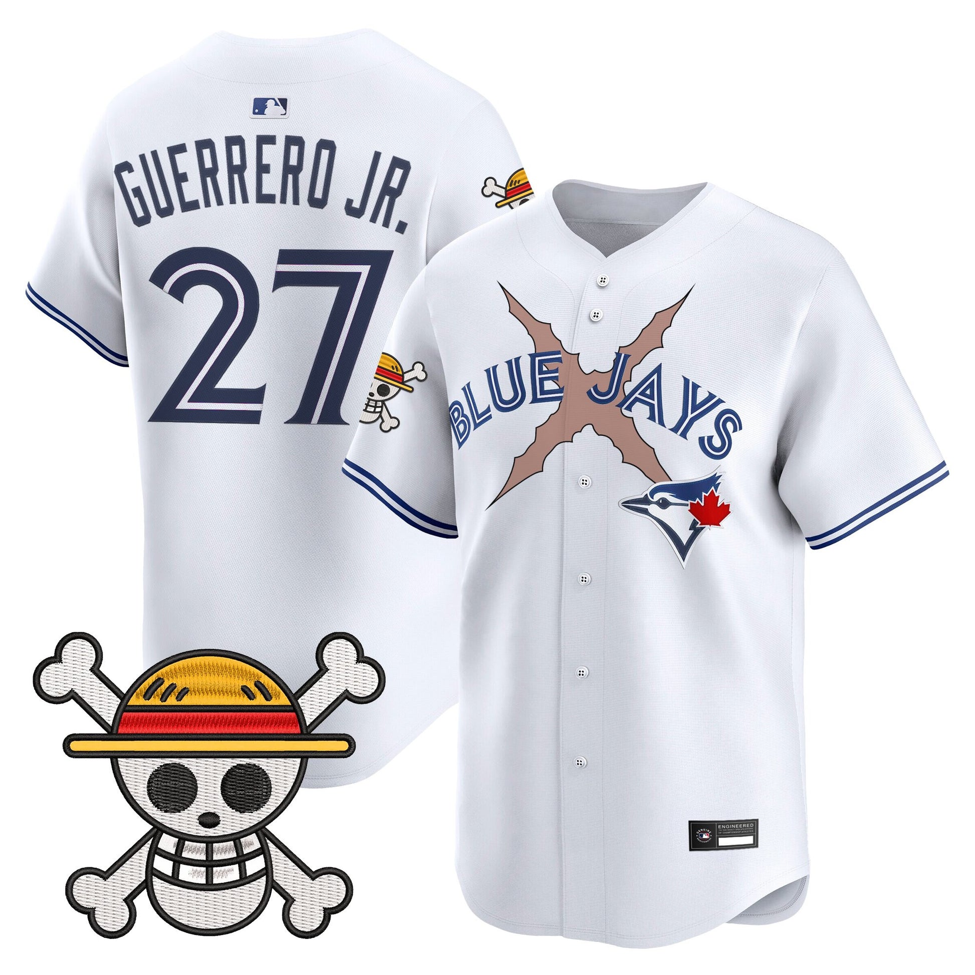 Men's Blue Jays x One Piece Vapor Premier Limited Jersey - Stitched