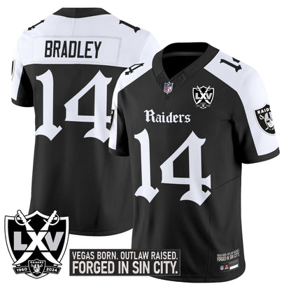 Las Vegas Raiders 'Gothic Sin City Shadows Edition' Vapor Limited Jersey - All Stitched