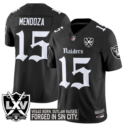 Las Vegas Raiders 'Gothic Sin City Shadows Edition' Vapor Limited Jersey - All Stitched