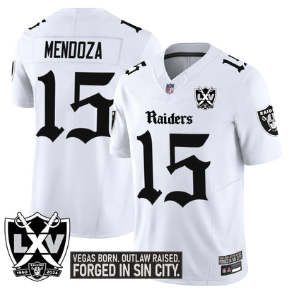 Las Vegas Raiders 'Gothic Sin City Shadows Edition' Vapor Limited Jersey - All Stitched