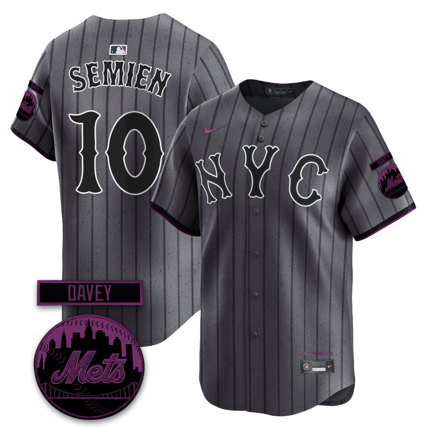NYM 2026 Davey Johnson Memorial Vapor Limited Jersey V2 - All Stitched