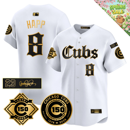 CHC Limited Gothic Gold Jersey - 150th Anniversary & Ryno Tribute Patch - All Stitched