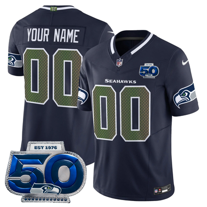 CustomSEA 2025 "Rivalries" 50th Season Patch Vapor Limited Jersey - All Stitched