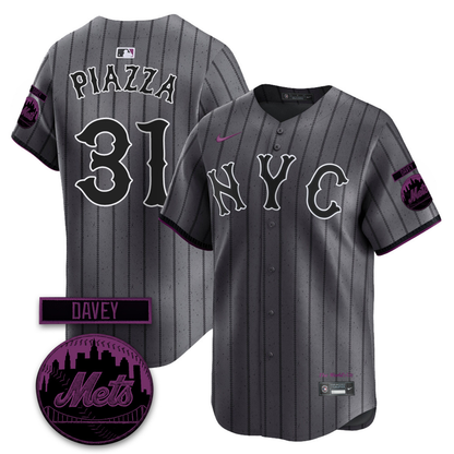 NYM 2026 Davey Johnson Memorial Vapor Limited Jersey V2 - All Stitched