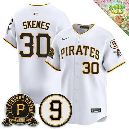 PIT 2026 Limited City Connect Jersey - Bill Mazeroski & EST 1887 Patch - All Stitched
