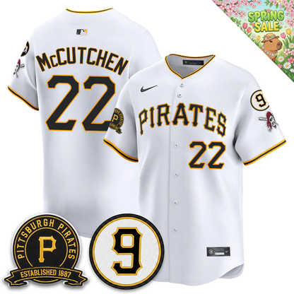 PIT 2026 Limited City Connect Jersey - Bill Mazeroski & EST 1887 Patch - All Stitched