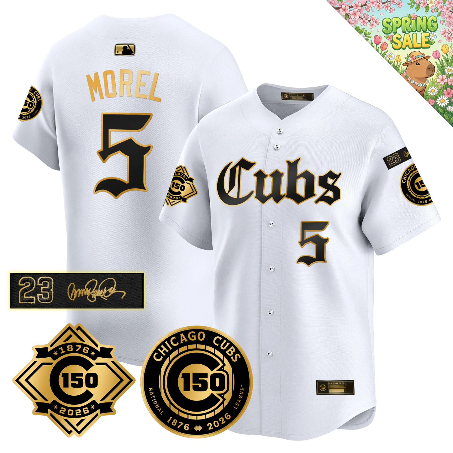 CHC Limited Gothic Gold Jersey - 150th Anniversary & Ryno Tribute Patch - All Stitched