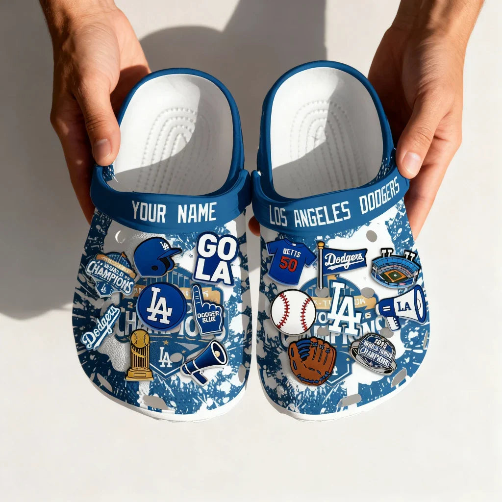 LAD World Series Champions Clogs - Charms Gift Set