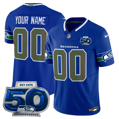 CustomSEA 2025 "Rivalries" 50th Season Patch Vapor Limited Jersey - All Stitched