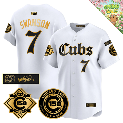 CHC Limited Gothic Gold Jersey - 150th Anniversary & Ryno Tribute Patch - All Stitched