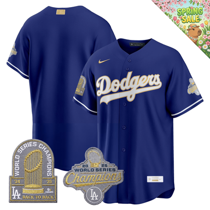 LAD "Gold Collection" Premier Limited Jersey - 9X World Series Champions - All Stitched