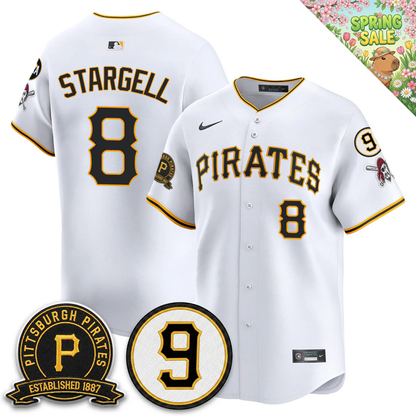 PIT 2026 Limited City Connect Jersey - Bill Mazeroski & EST 1887 Patch - All Stitched