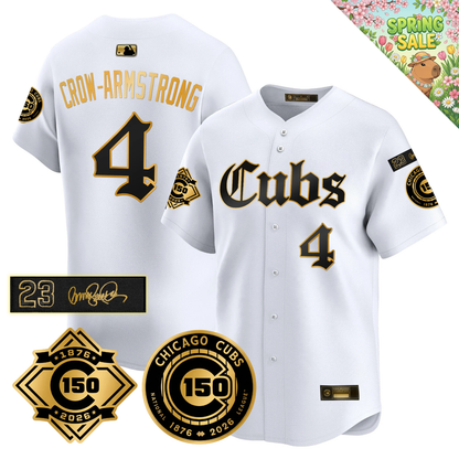 CHC Limited Gothic Gold Jersey - 150th Anniversary & Ryno Tribute Patch - All Stitched