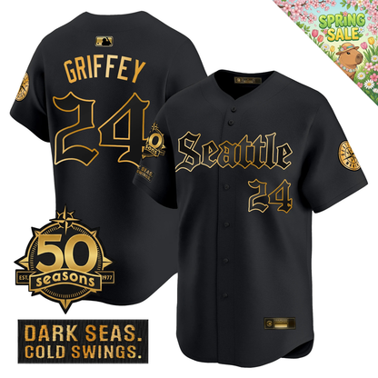 SEA 2026 Vapor Limited Gold Jersey - 50th Anniversary Patch - All Stitched