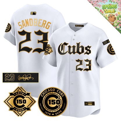 CHC Limited Gothic Gold Jersey - 150th Anniversary & Ryno Tribute Patch - All Stitched
