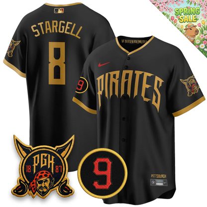 PIT 2026 Limited City Connect Jersey - Bill Mazeroski & EST 1887 Patch - All Stitched