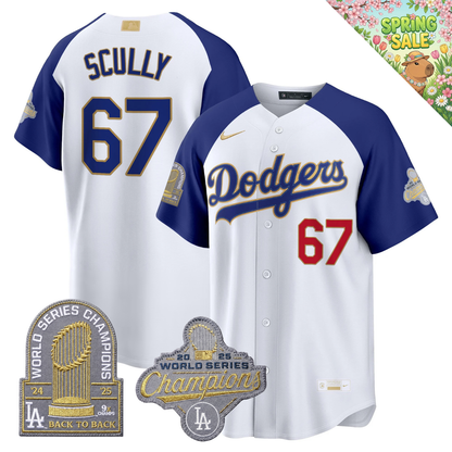 LAD "Gold Collection" Premier Limited Jersey - 9X World Series Champions - All Stitched