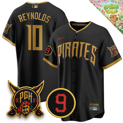 PIT 2026 Limited City Connect Jersey - Bill Mazeroski & EST 1887 Patch - All Stitched