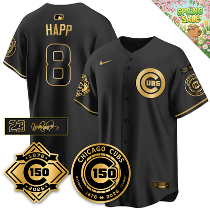 CHC Vapor Limited Gold Jersey - 150th Anniversary & Ryno Tribute Patch - All Stitched