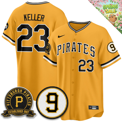 PIT 2026 Limited City Connect Jersey - Bill Mazeroski & EST 1887 Patch - All Stitched