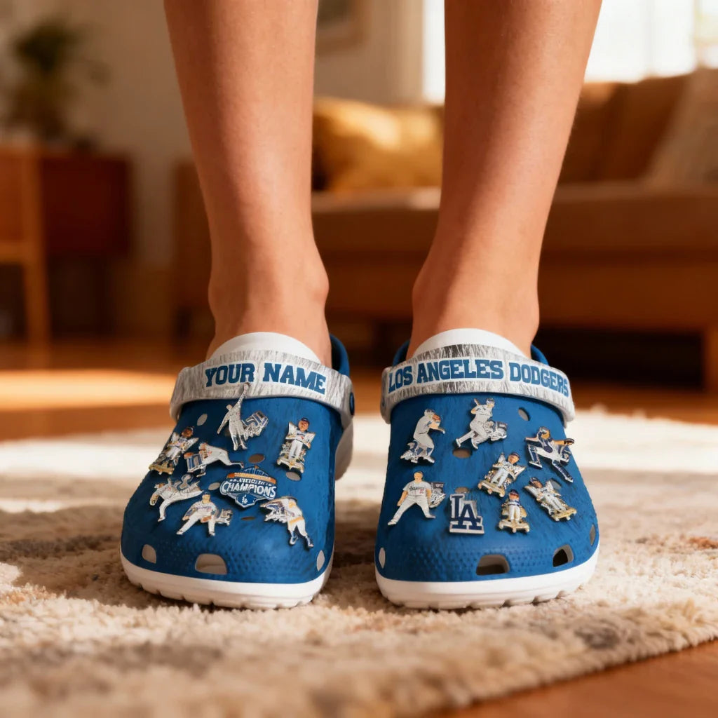 LAD World Series Champions Clogs - Charms Gift Set