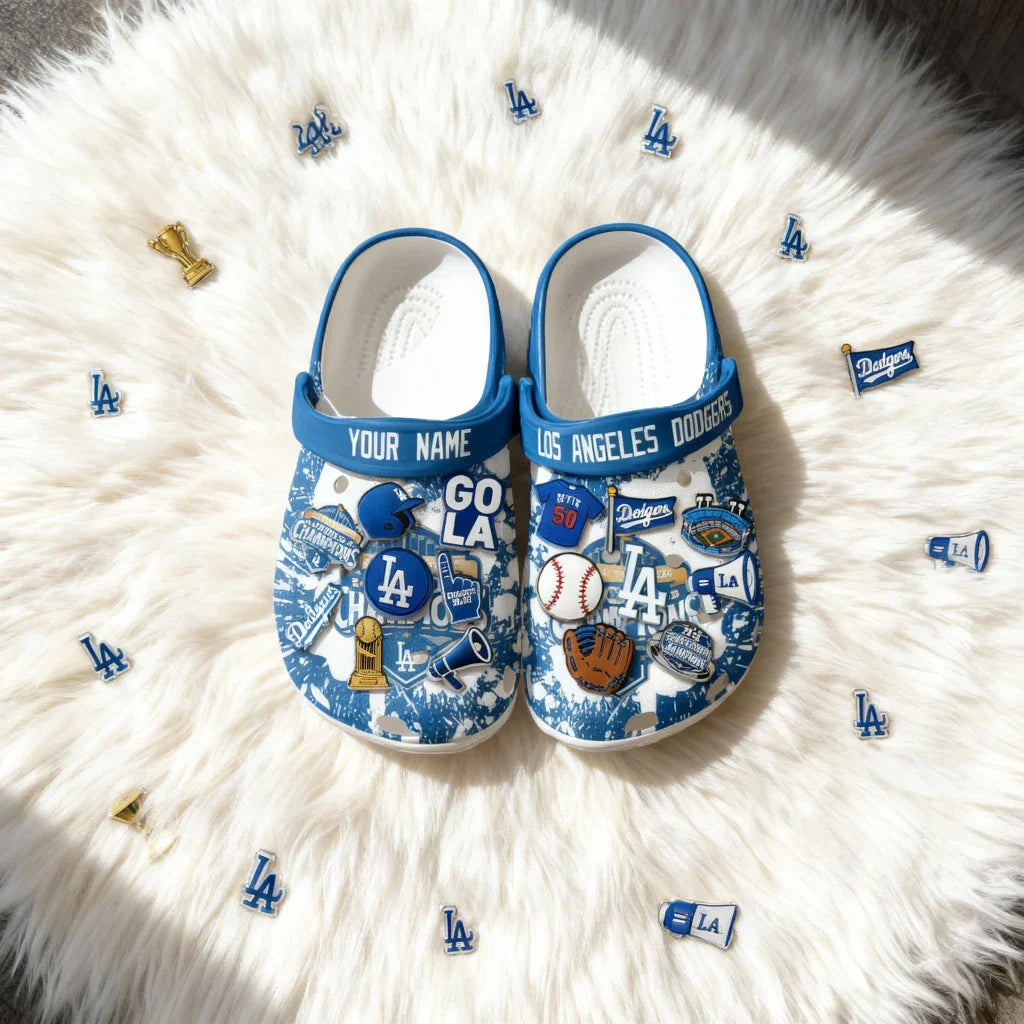 LAD World Series Champions Clogs - Charms Gift Set