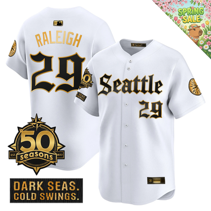 SEA 2026 Vapor Limited Gold Jersey - 50th Anniversary Patch - All Stitched