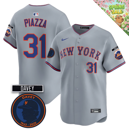 NYM 2026 Davey Johnson Memorial Vapor Limited Jersey V2 - All Stitched