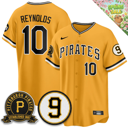 PIT 2026 Limited City Connect Jersey - Bill Mazeroski & EST 1887 Patch - All Stitched