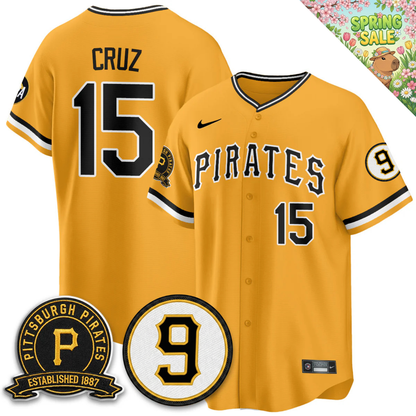 PIT 2026 Limited City Connect Jersey - Bill Mazeroski & EST 1887 Patch - All Stitched