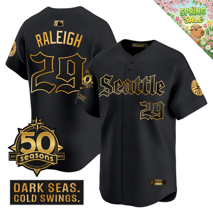 SEA 2026 Vapor Limited Gold Jersey - 50th Anniversary Patch - All Stitched