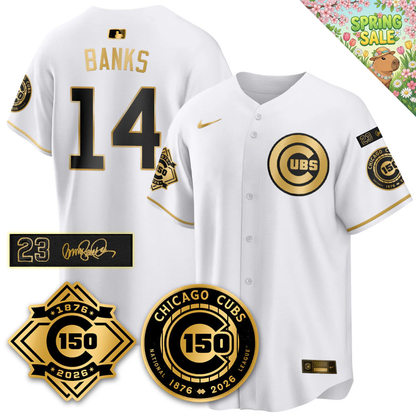 CHC Vapor Limited Gold Jersey - 150th Anniversary & Ryno Tribute Patch - All Stitched