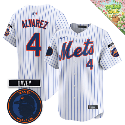 NYM 2026 Davey Johnson Memorial Vapor Limited Jersey V2 - All Stitched