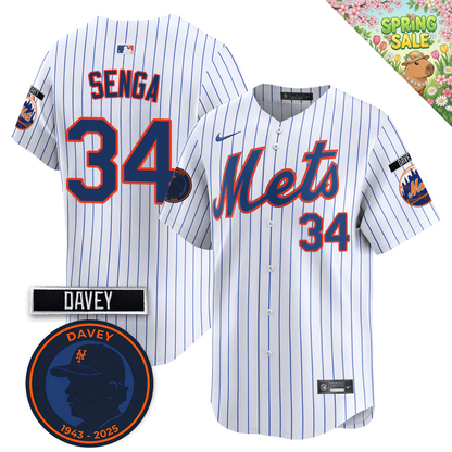 NYM 2026 Davey Johnson Memorial Vapor Limited Jersey V2 - All Stitched