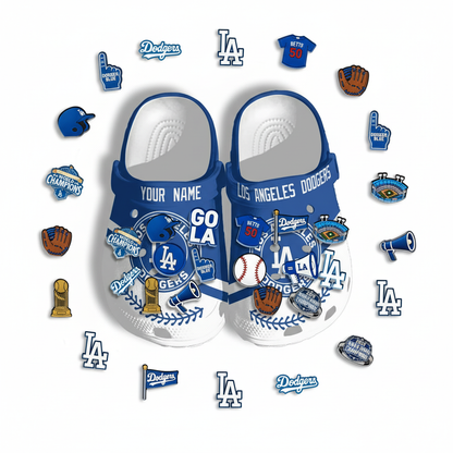 LAD World Series Champions Clogs - Charms Gift Set