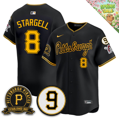 PIT 2026 Limited City Connect Jersey - Bill Mazeroski & EST 1887 Patch - All Stitched