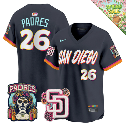 SD 2026 City Connect Vapor Premier Limited Jersey V2 - All Stitched