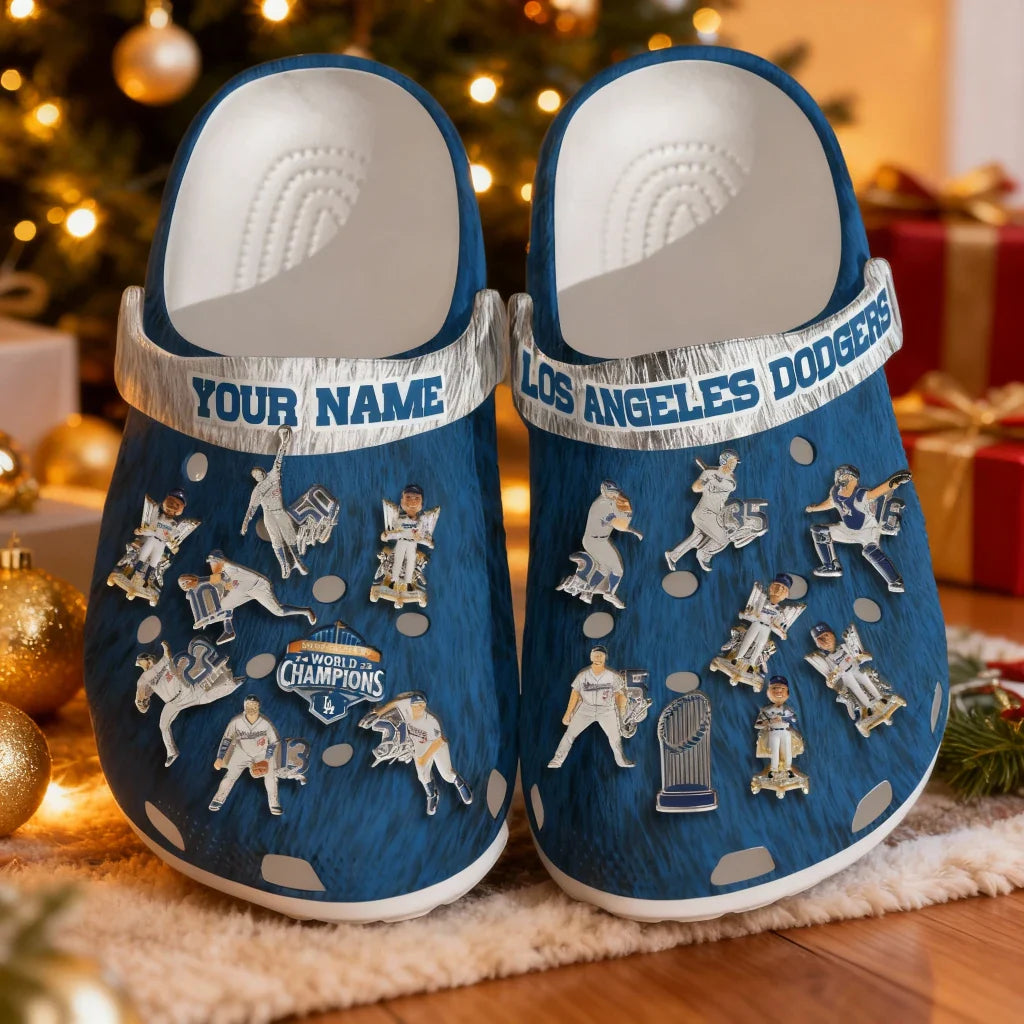 LAD World Series Champions Clogs - Charms Gift Set