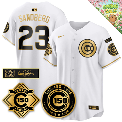 CHC Vapor Limited Gold Jersey - 150th Anniversary & Ryno Tribute Patch - All Stitched