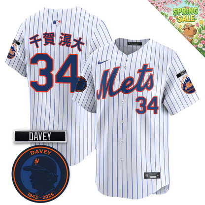 NYM 2026 Davey Johnson Memorial Vapor Limited Jersey V2 - All Stitched