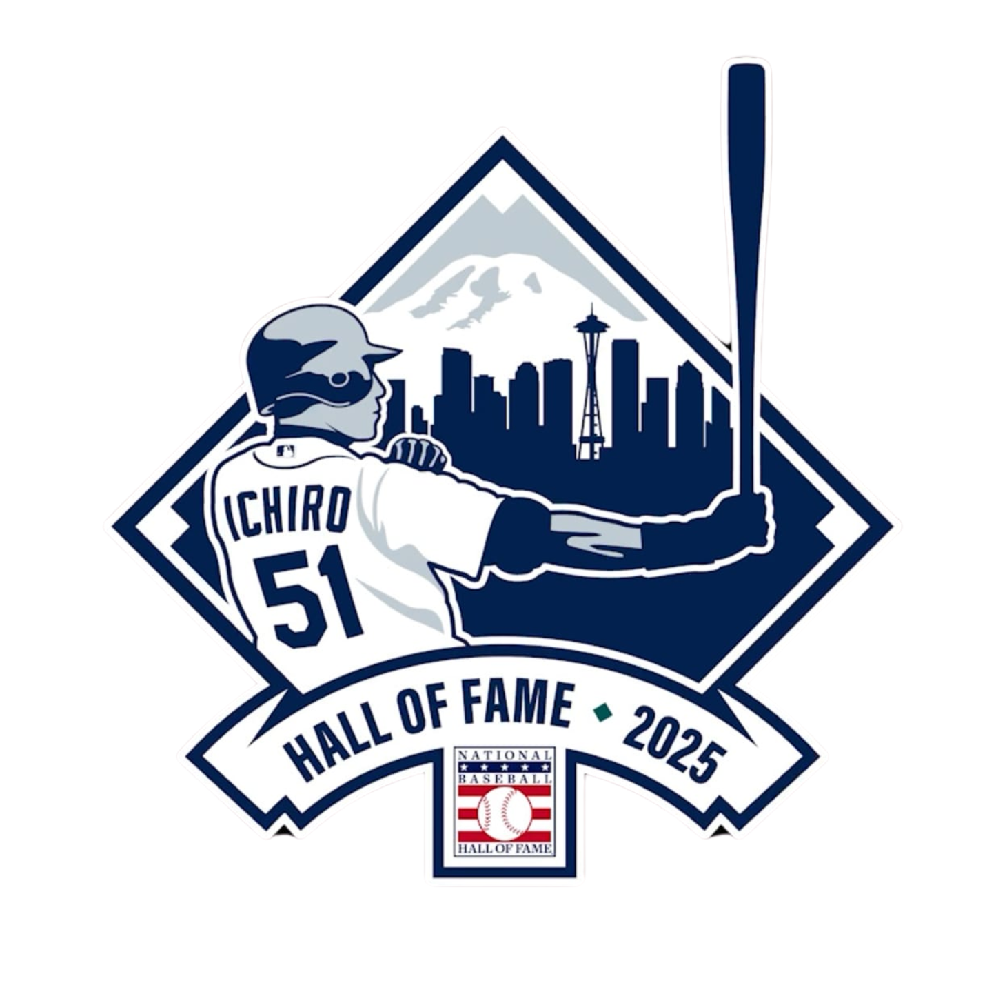 SEA 50 Seasons & Ichiro Number Retirement Patch Limited Jersey - All Stitched