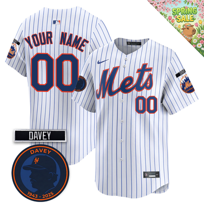 NYM 2026 Davey Johnson Memorial Vapor Limited Jersey V2 - All Stitched