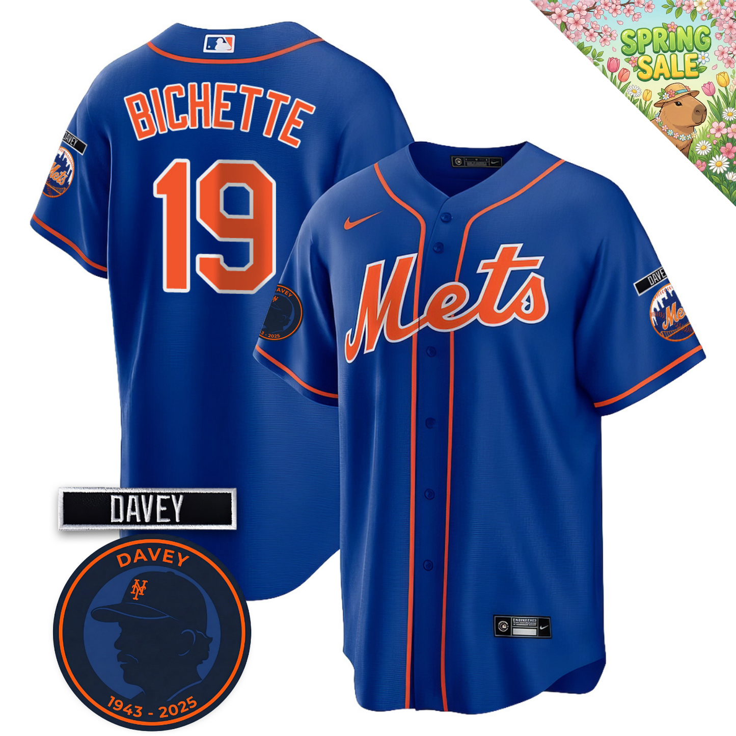 NYM 2026 Davey Johnson Memorial Vapor Limited Jersey V2 - All Stitched