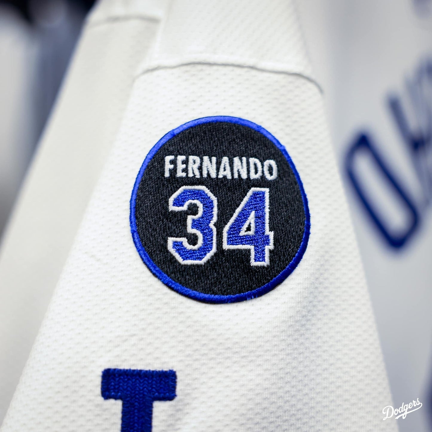 Dodgers Fernando Valenzuela Memorial Custom Jersey - All Stitched